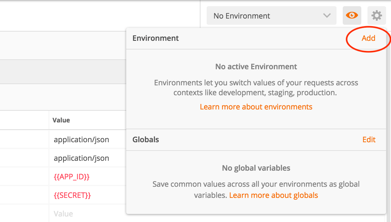 Postman Application